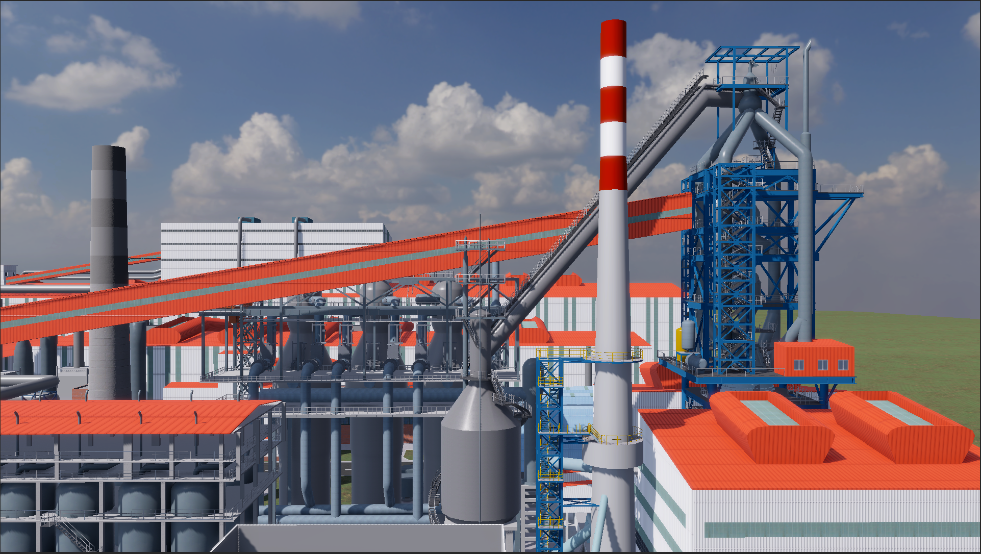 大型工厂厂区三维激光扫描数字化