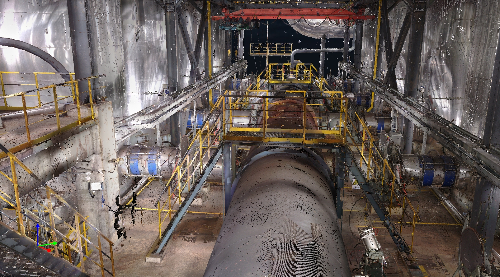 工厂大型设备生产线三维激光扫描