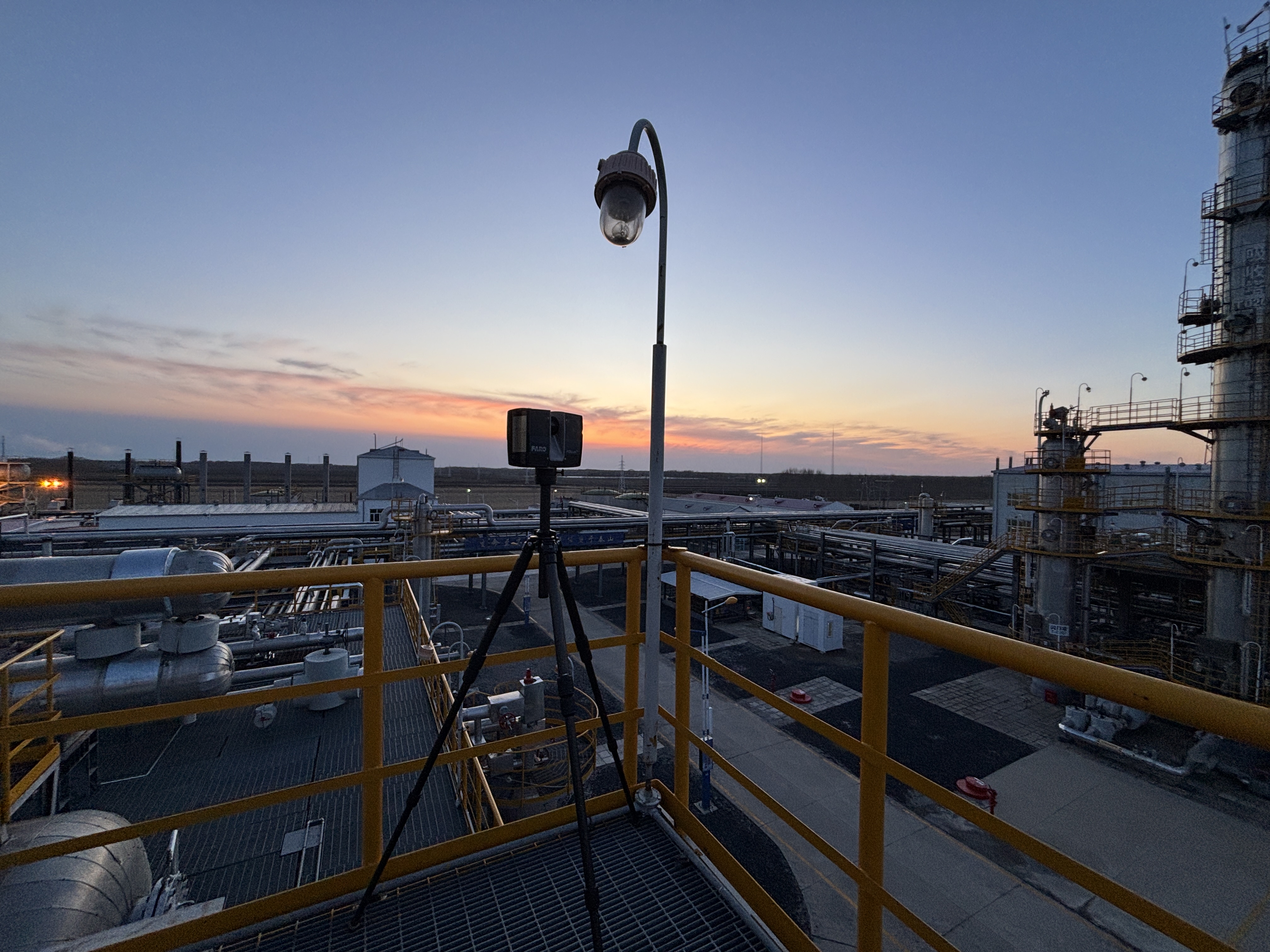 大型石化厂区三维激光扫描建模