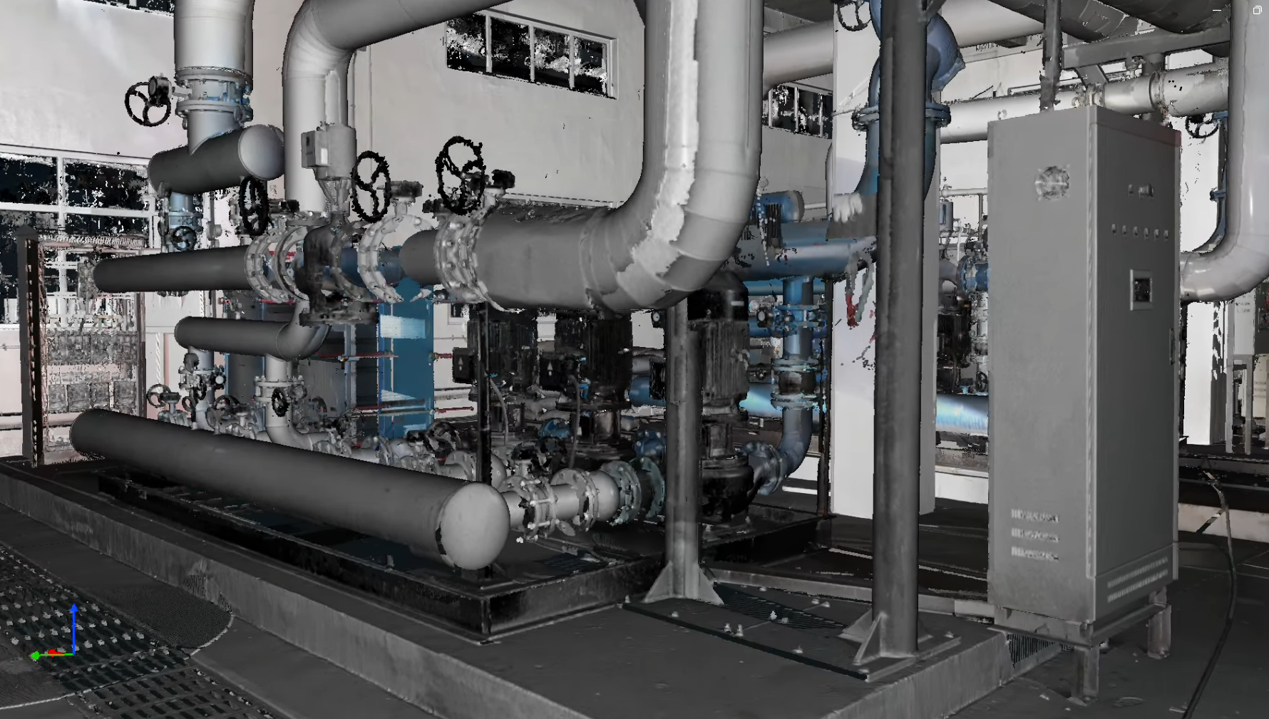 换热站三维扫描建模的技术应用