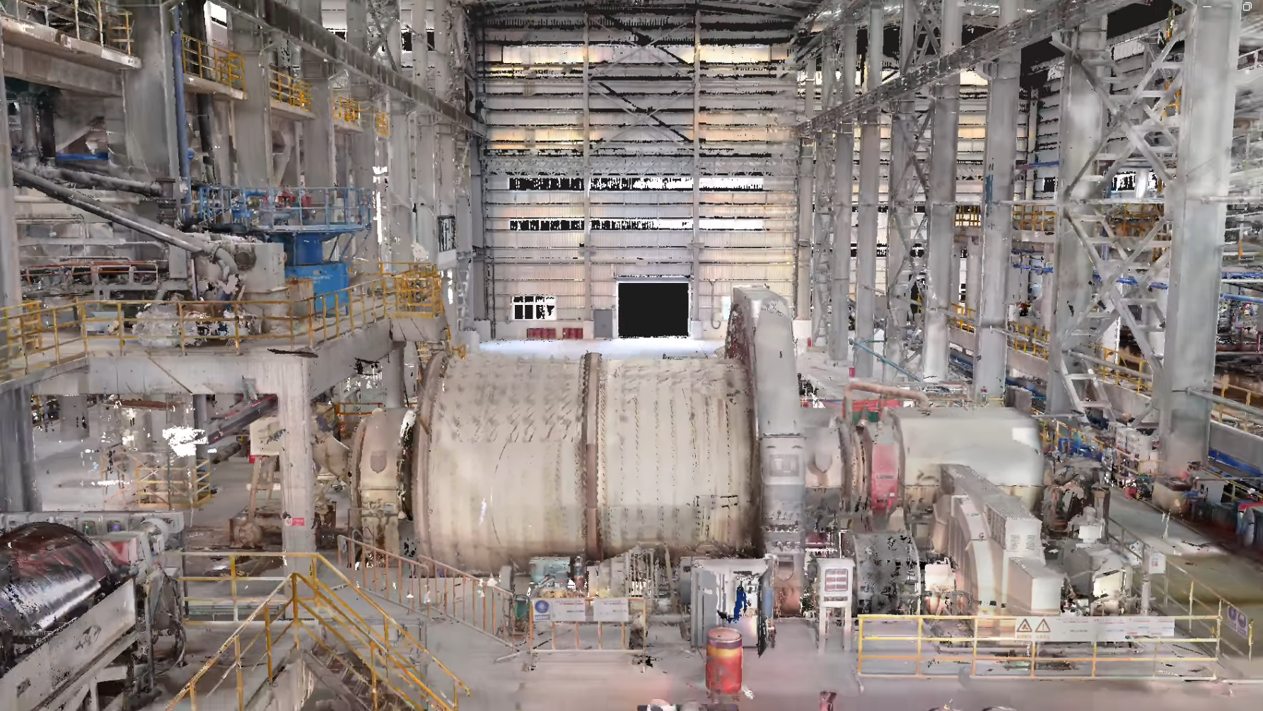 锂电厂三维扫描建模的技术应用