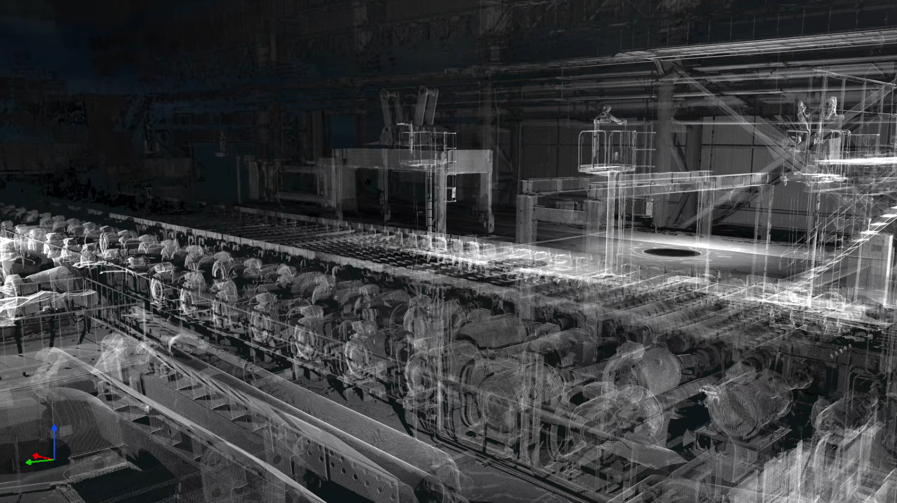 工厂控冷设备机组三维扫描建模的技术应用