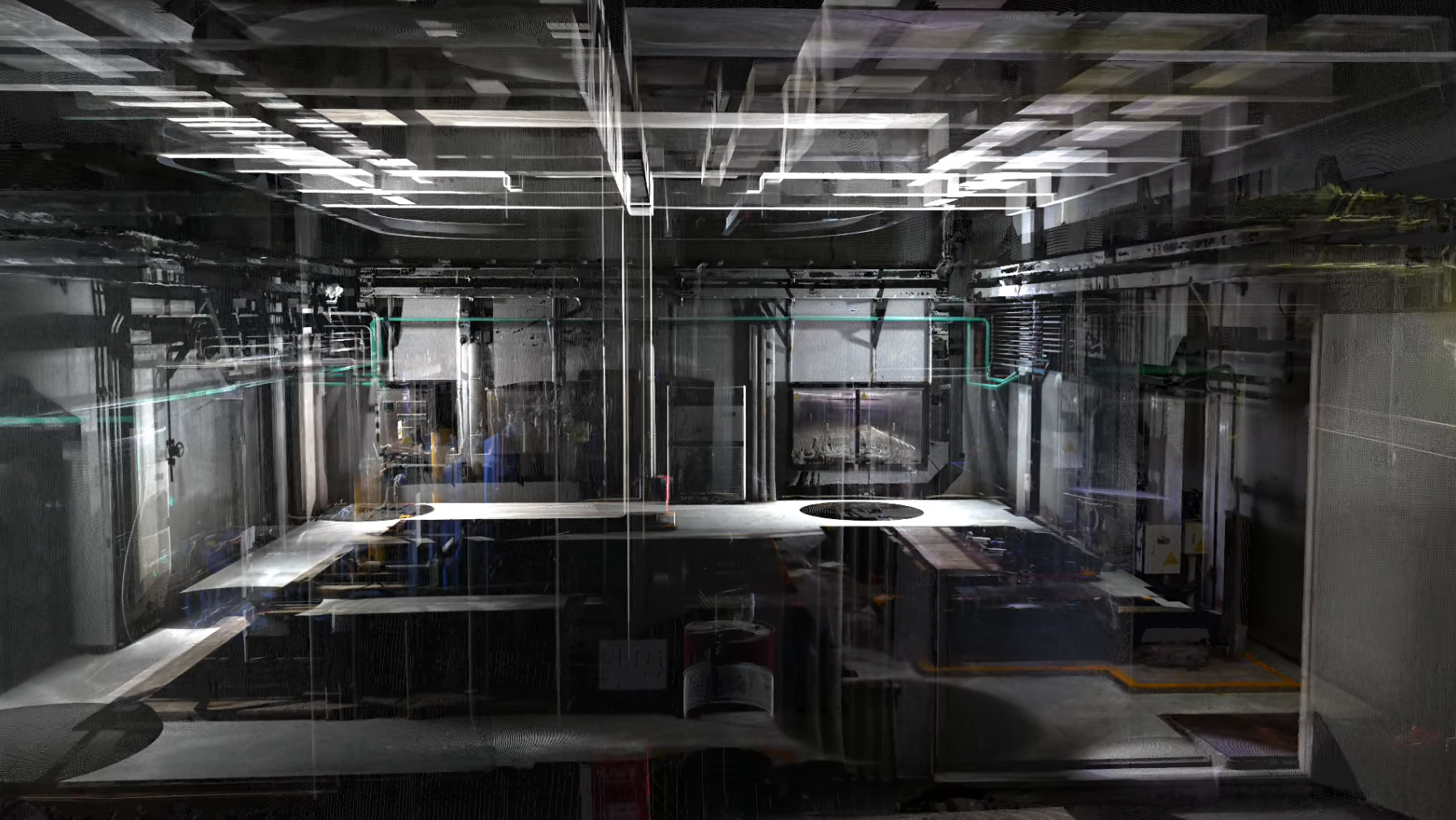 钢铁厂液压站三维扫描建模的技术应用