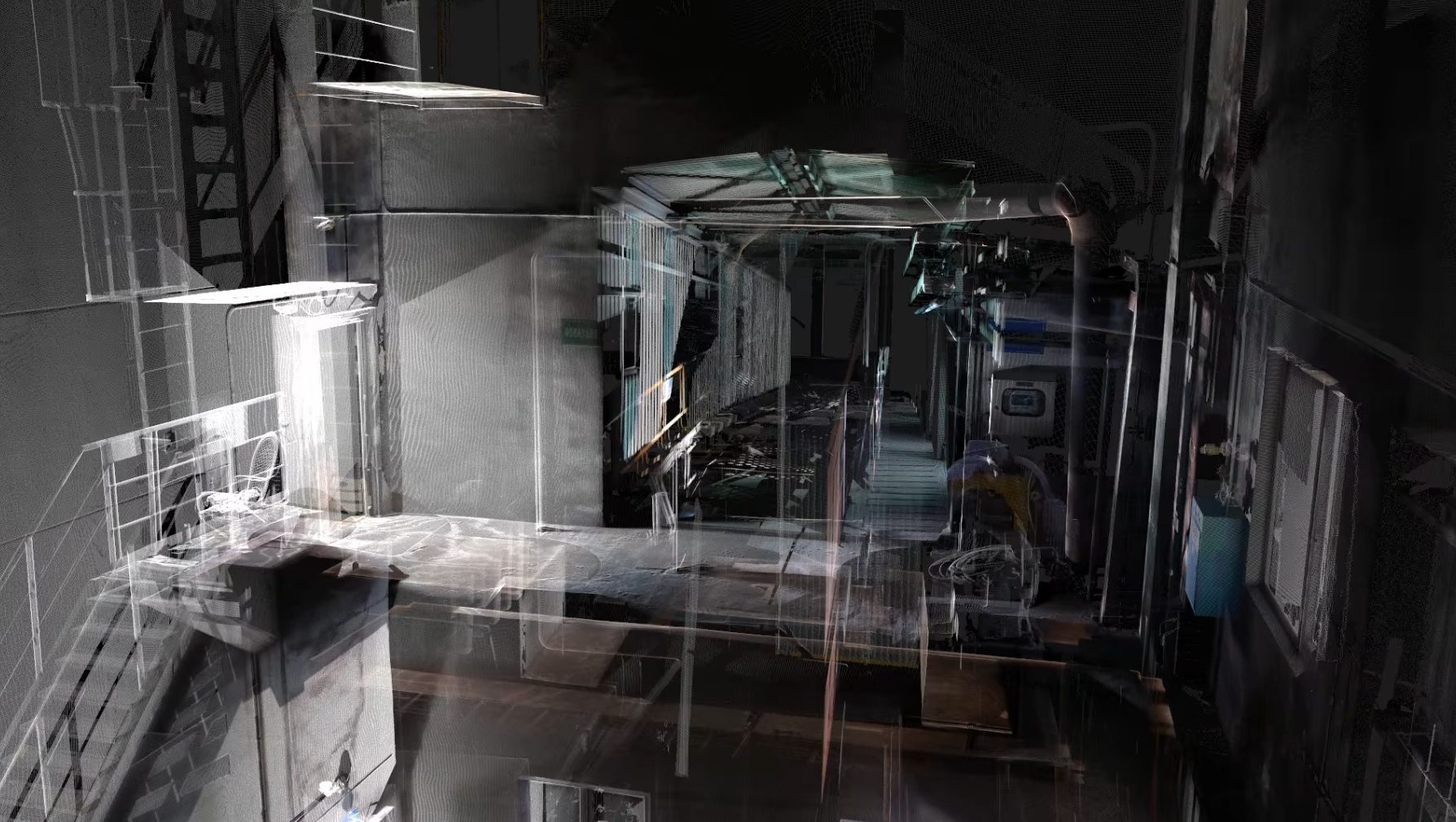 钢铁厂转运站三维扫描的技术应用