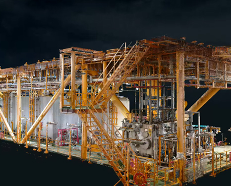 海上石油平台三维扫描建模的技术应用