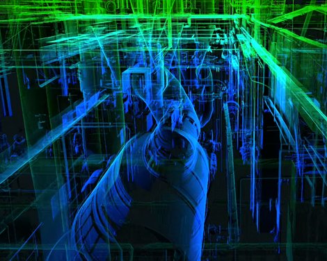 大型喷煤设备三维扫描建模的技术应用