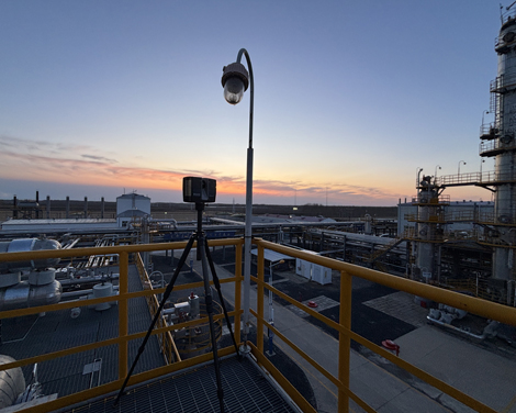 大型石化厂区三维激光扫描建模